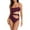 Red, variant on Aayomet Bathing Suits For Women Womens Bikini Piece Swimsuit Solid Colour Backless Fashion Swimsuit,Red XXL