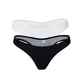 thumbnail image 1 of FUTATA Women's Ruched Bikini Bottom Thong Sexy Swimsuit Swimming Trunks Classic Beach Swim Bottom Comfortable Panties Underwear-8 Styles, 1 of 6