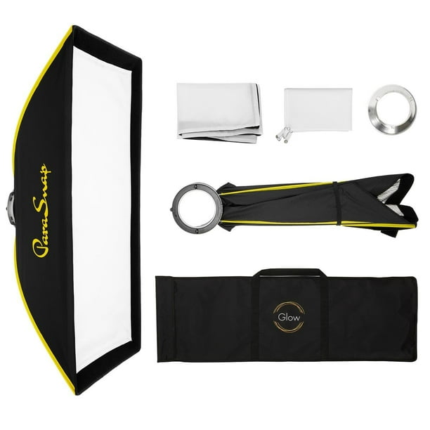 Softbox Glow ParaSnap 12 x 36 tiras de fibra de ley de nueva generación