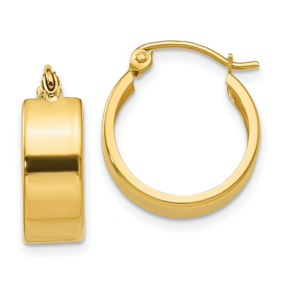 14K Yellow Gold Small Hoop Earrings