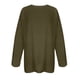 thumbnail image 4 of Uootdi Women's Plus Size Tops Crewneck Long Sleeve Sweatshirt Oversized Casual Loose Fit Basic T Shirts Blouse Gift, 4 of 5