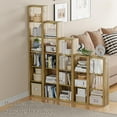 thumbnail image 6 of Anhdah 5 Cube Storage Organizer Bookshelf, Brown Wooden Bookcase Storage Shelf, Sturdy 5-Cube Organizer for Living Room, Bedroom, Home Office, Easy Assembly, 6 of 7