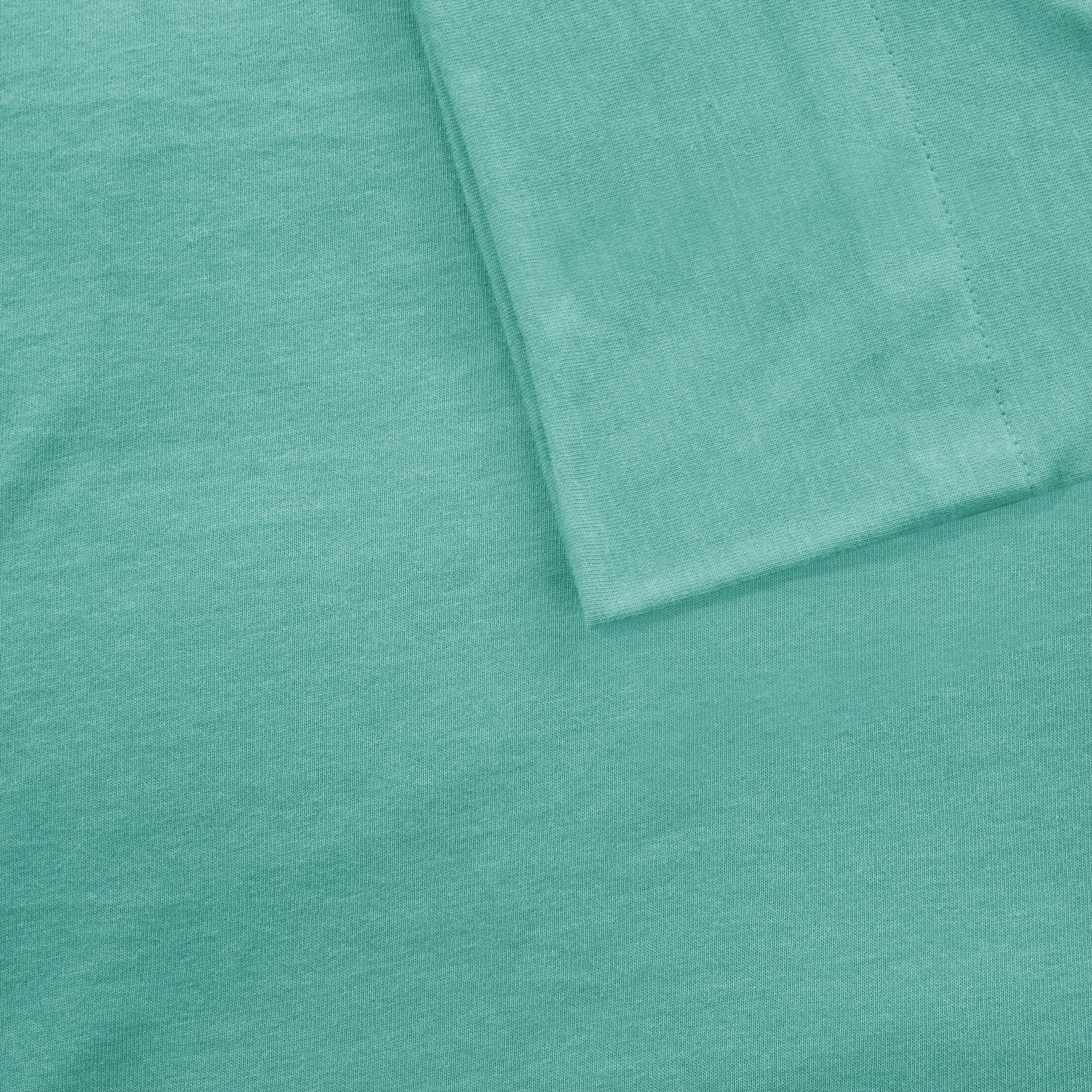 Comfort Classics All Season Cotton Blend Jersey Knit 4 Piece Aqua Sheet Set, Queen