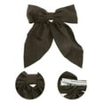thumbnail image 3 of Unique Bargains 1 Pc Christmas Hair Clips Bow Hairdo Clip for Christmas 7.48"x5.51" Brown, 3 of 6
