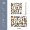 thumbnail image 2 of Yayeee Toggle Light Switch Wall Plate 2-Gang 4.56"x4.48" Decorative Outlet Cover, Cute Vegetables, 2 of 7