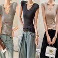 thumbnail image 3 of KYAIGUO Womens Spring Sleeveless Tank Tops Summer Basic Tees Shirts S-3XL, 3 of 8