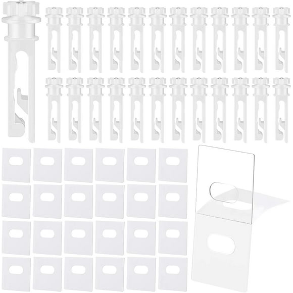 Poids Stores Lot De 10 Poids Pour Store Californien - Plaques De Lestage Blanches 127mm - Stabilisation Stores Verticaux Poste Galene