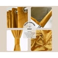 thumbnail image 2 of Your Chair Covers - 52 X 84 Inch Velvet Curtains with Grommets Gold - 2 Panels, 2 of 7