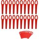 thumbnail image 1 of 100 piezas de cuchillas de plástico de repuesto para cortadora de bordes, cortadora de cuchillas, kit de piezas de motor para Frt18a Frt18a1 Art 46155 Frt20a1, accesorio, 1 of 5