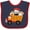Navy and Red, variant on Inktastic Sushi Lover Food Truck Boys or Girls Baby Bib