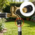thumbnail image 6 of Garden Hose Quick Connector, 3/4 Inch Male and Female Garden Hose Fitting Quick Connector, 6 Set, 6 of 8