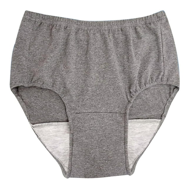 braveheart Breathable and Reliable Reusable Mens Underwear for Incontinence Washable Briefs Pant 100CC Light Grey LL 1Set