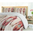 thumbnail image 5 of Ambesonne Vintage Duvet Cover Sets, Anatomy Human Body, 2-Queen, Ruby Cream, 5 of 7