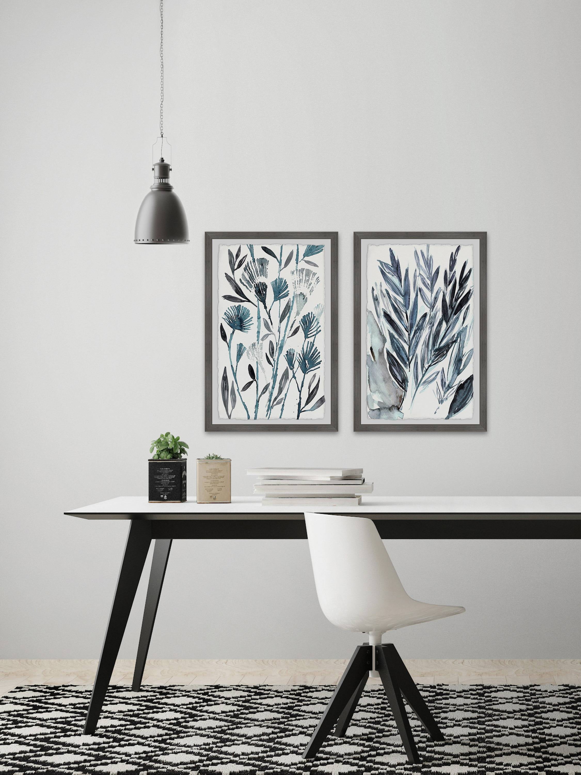 Winter Sprigs Diptych - Multi-color