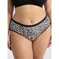 thumbnail image 2 of Joyspun Women's Plus Cotton-Blend Hipster Panties, 3-Pack, Sizes 1X-5X, 2 of 7