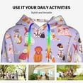 thumbnail image 6 of Hoodies for Women - Fashionable Cats Comfrt Colour Drawstring Women'S Fashion Hoodies & Sweatshirts, Fall Outfits Clothes for Women 2024 Pullover with Kangaroo Pocket, 6 of 7