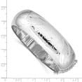 thumbnail image 2 of 925 Sterling Silver 20mm Hinged Bangle Bracelet, 2 of 6