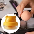 thumbnail image 4 of HILABEE Cosmetic Egg Storage Box Makeup Sponge Container Elegant Appearance Accessory Yellow, 4 of 9