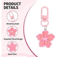 thumbnail image 3 of Heyingu 20Pcs Tiny Cherry Blossom Keychain Resin Flower Pendant Zipper Aesthetic KeychainsCharm Aesthetic Purse Keychain for Handbag Purse (5Color), 3 of 7