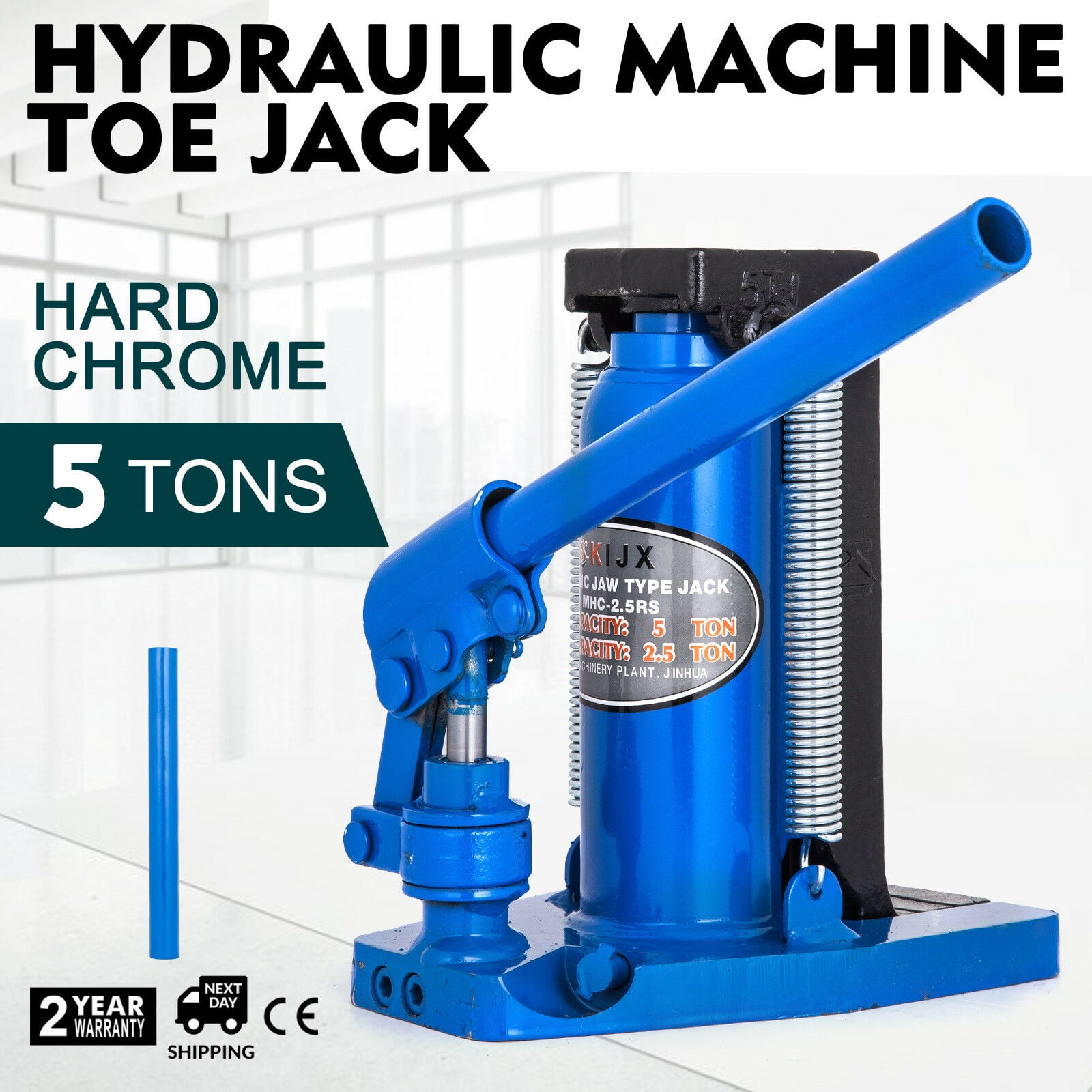 Vevor Hydraulic Machine Toe Jack Lift 2 5 5 Ton Track 5 Year Warranty Walmart Com Walmart Com