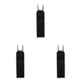 thumbnail image 2 of 3PCS Beltless Belt,Hair Metal Hook Elastic Belt,Buckle-Less Side Adjustable Invisible Waist Unisex Belt for Travel & Everyday(Black), 2 of 7