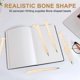 thumbnail image 4 of 50 Pcs/Lot Pen Writing Supplies Bone Shape Ballpoint Pens New Creative Gift School Supply-Blue Ink, 4 of 5
