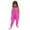 Pink, variant on Girls Halloween Tank Jumpsuit Romper Cute Harem Pants Outfit Playful Toddler Comfortable Breathable Soft Fabric Stylish Party Wear Pink 7-8Years