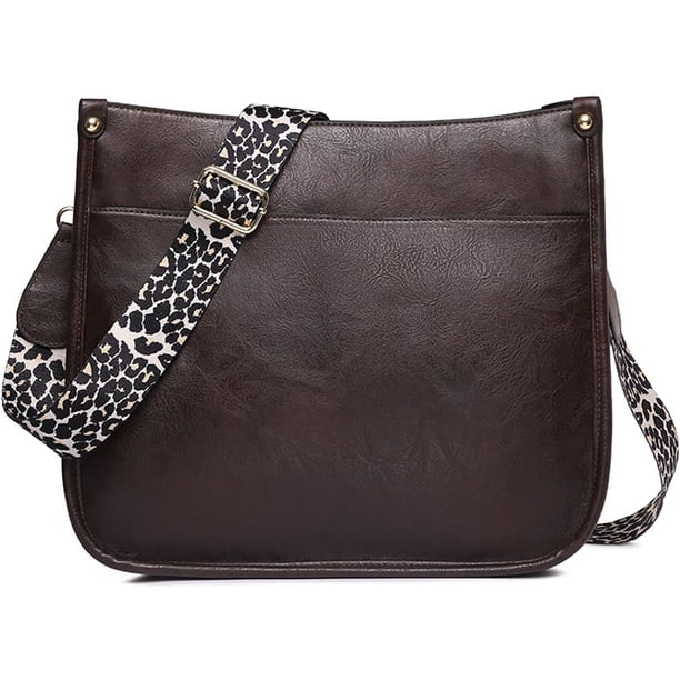 LHSHID Crossbody Bags for Women Leather Hobo Shoulder Bag Tote Purses Handbag Satchel Bag
