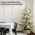 HONGGE 7ft King Noble Fir Artificial Christmas Tree Unlit
