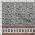 thumbnail image 1 of Soimoi Poly Georgette Fabric Stripe,Leaves & Floral Panel Fabric Prints by Yard 52 Inch Wide, 1 of 2