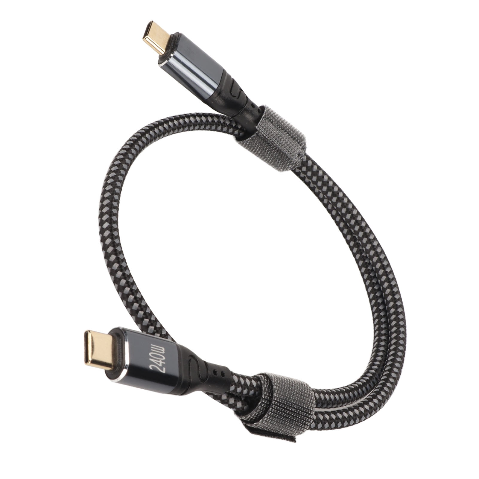 Charging Cable, Nylon Cable 480Mbps USB C To USB C Charging Cable Gold Plating Process  for Tablet 50cm