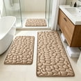 thumbnail image 5 of 2 Pack Mixed Color Diatomaceous Earth Bath Mats,Quick Dry Super Absorbent Shower Rug with Non-Slip Rubber Back,Water Resistant Floor Mat for Bathroom Tub And Sink Area, 5 of 7