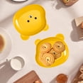 thumbnail image 7 of Nkmbld Reusable Lightweight Teddy Bear Dessert Plate Durable Household Dining Table Spit Bones Plates Suitable for Restaurant Kitchen and Camping, Yellow, 7 of 7