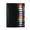 Black, variant on 24 Pockets A4 Letter Size Expanding File Folder, Rainbow Color Tab Document Organizer, Waterproof Portable PP Plastic Accordion Filing Folder for School Office Paper Classification