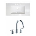thumbnail image 1 of American Imaginations 35.5-in. W 3H8-in. Ceramic Top Set In White Color AI-15727, 1 of 1