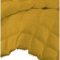 thumbnail image 3 of D.N.G. BEDDINGS Luxurious 5 Piece Pom Pom Box Design Comforter Set, 800 Thread Count, 100% Egyptian Cotton, White Vintage Pom-Pom Fringe (Full/Queen Size Solid Gold Color), 3 of 4