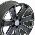 thumbnail image 5 of 22" Replica Wheel CV93 Fits Silverado Rim 22x9 Gunmetal Wheel, 5 of 5