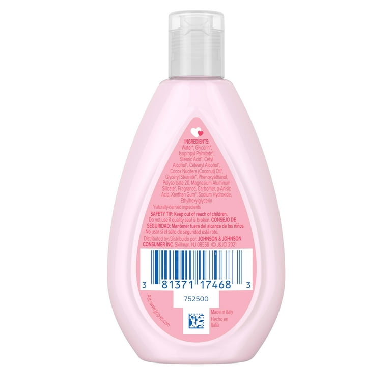 Johnson's Moisturizing Pink Baby Lotion with Coconut Oil, 33.8 fl. oz