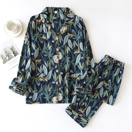 

Spring/Summer New 100% Viscose Long Sleeve Pants Women s Pajama Suit 9XL Plus Size Long Nightwear Women Home Nightwear