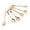 Gold, variant on 6PCS Vintage Dessert Spoon and Fork Set, Gold Retro Carved Flatware for Cake, Coffee, Tea, Fruit, Ice Cream, Appetizers and Snacks
