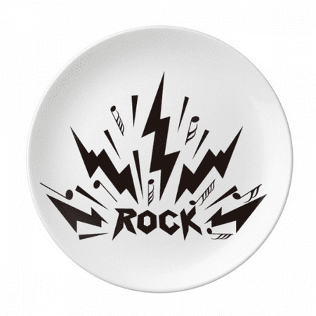 

Rock Roll Bursts Diffuse Notes Plate Decorative Porcelain Salver Tableware Dinner Dish