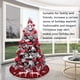 thumbnail image 5 of Bewildely de árbol de Navidad Adorno Animal Tela escocesa fina Árbol Kits de decoración para fiestas, 5 of 6