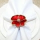 thumbnail image 3 of Flower Napkin Rings, Elegant Napkin Holders for Paper Napkins and Table Cloths Set of 6, B, 3 of 5
