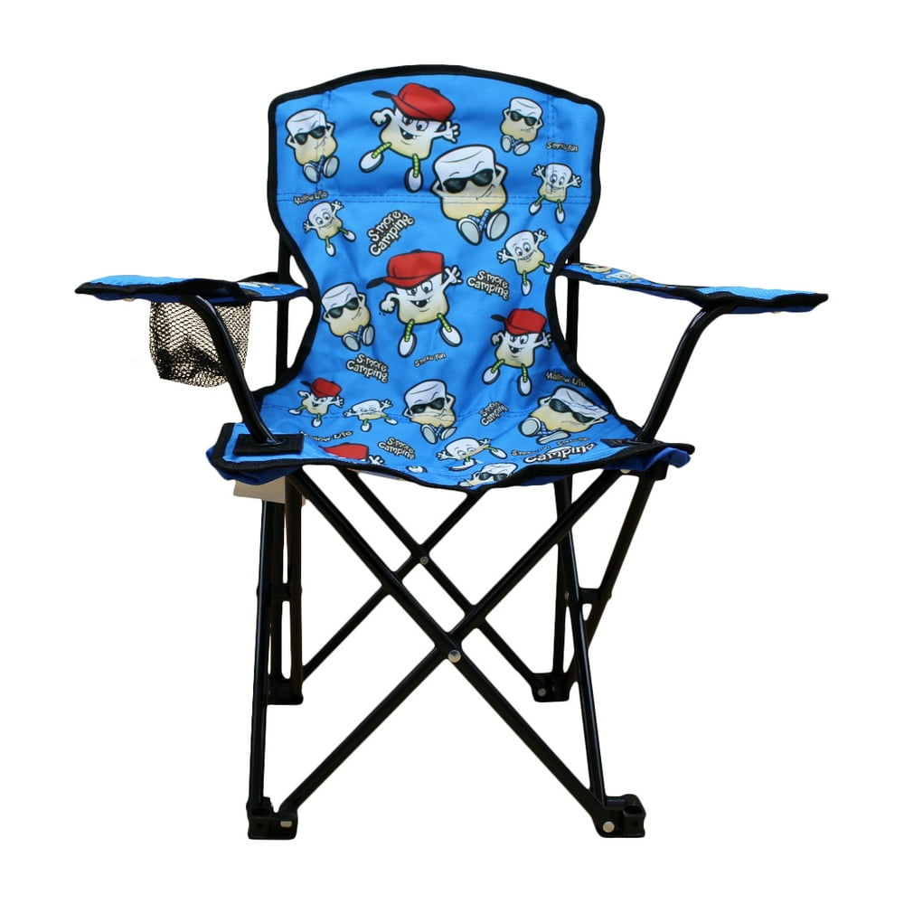 Wilcor Kids Folding Camp Chair with Cup Holder and Carry Bag Walmart