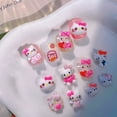 thumbnail image 4 of Diseño de tendencia, decoración de uñas de dibujos animados, dijes de uñas Kawaii de gatito 3D para belleza de uñas, 4 of 4