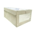 thumbnail image 2 of WeiLaiKeQi Storage Bin with Clear Window Closet Organizer for Bed Sheets Clothing Jeans With Lid, 2 of 9