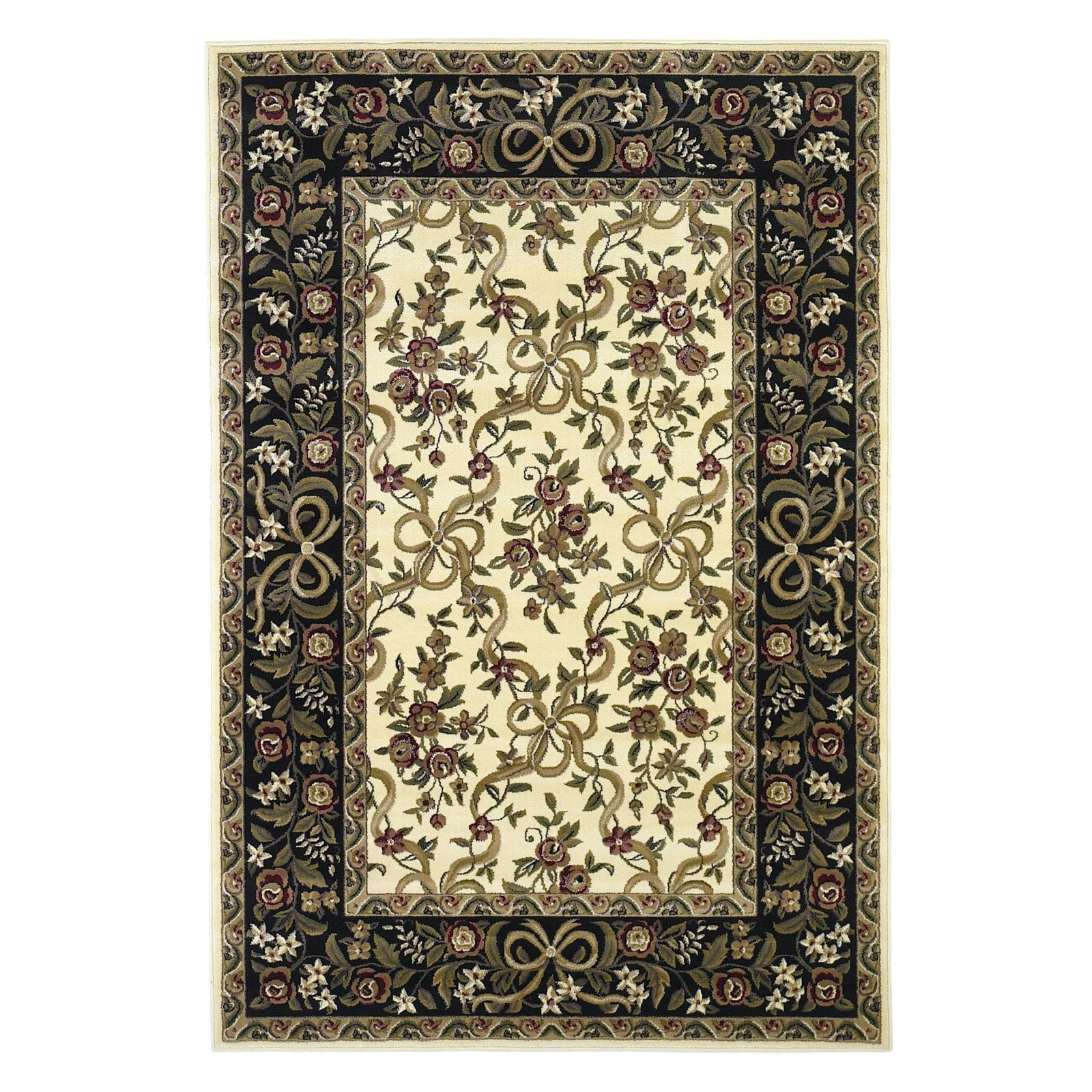 KAS Rugs Cambridge 731 Floral Ribbons Area Rug