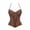 Brown, variant on Lnmiateer Vintage Lace Up Overbust Corset Bustier for Women Renaissance Style Halloween Western Costume Party Everyday Wear