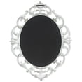 thumbnail image 2 of Kole White Oval Vintage Wall Mirror, 2 of 3