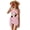 Panda Ice Cream Ranibow Pink, variant on Xixirimido Dragonfly and Leaf Print One Piece Swimsuit Set for Girls with Mesh Cover Up Skirt, One Shoulder Swimsuit Bathing Suit with Adjustable Strap, Size 13-14 Years